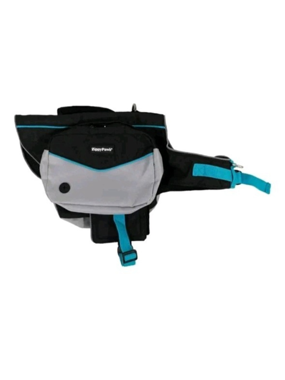 ZippyPaws Adventure Backpack for Dogs Small Size Grey Blue